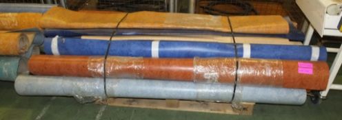 Pallet of Lino End Rolls