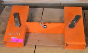 Hook Hoist Lifting 1 Tonne - Forklift Attachment