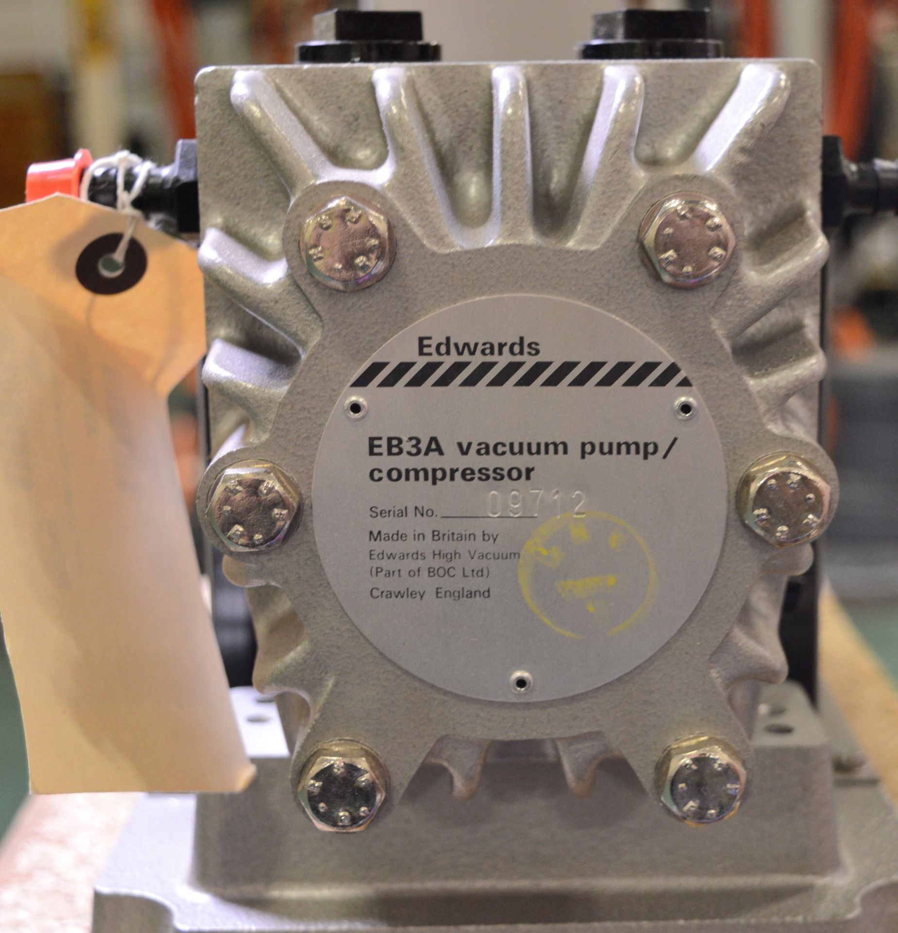 Edwards EB3A Vacuum Pump / Compressor - Image 4 of 4