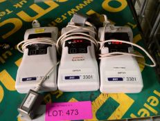 3x BCI 3301 Pulse Oximeters