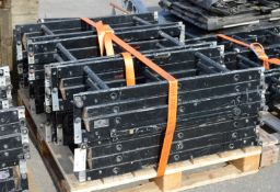 6x Black Folding Ladders 12-Rung.