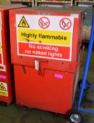 Chemical Locker L850 x W860 x H1260mm - AS SPARES OR REPAIRS