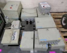 11x Electrical Junction / Break Boxes