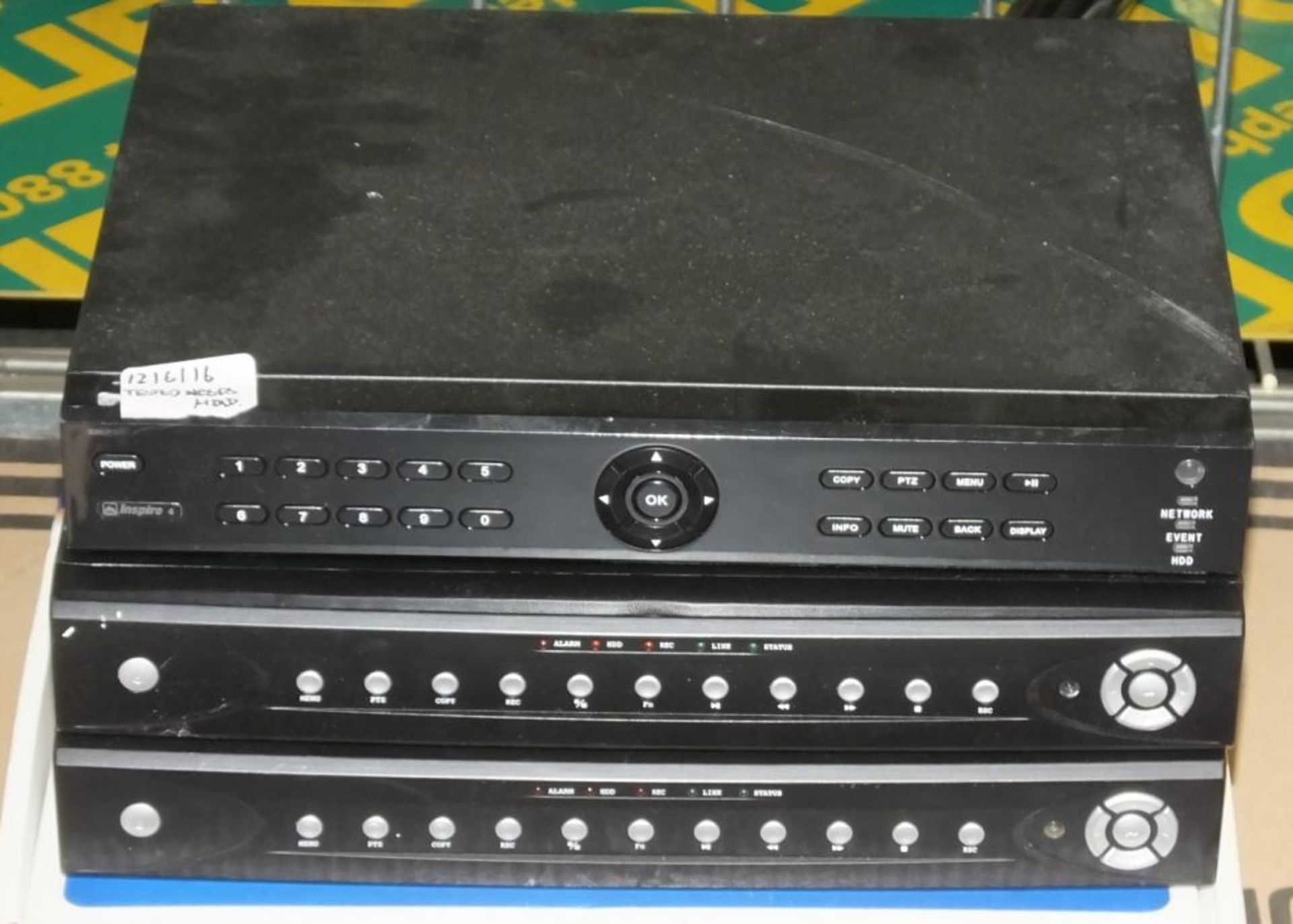 7x Inspire Security Video Recorders, 2x Inspire DVR's, Box of components - Image 5 of 5