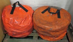 4x Mfc Survival Low Pressure Air Bag Sets