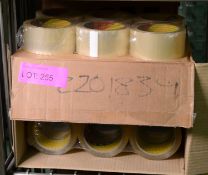 3M Scotch Box Sealing Clear Tape 48mm x 66m - 36 Rolls per Box