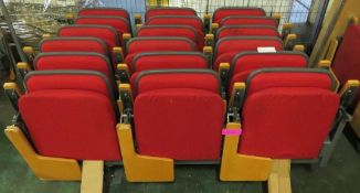 6x3 Classroom Folding Seat Assemblies