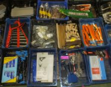 11x Trays of Various Tools