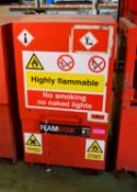 Chemical Locker L850 x W860 x H1260mm - AS SPARES OR REPAIRS