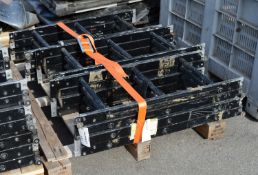 3x Black Folding Ladders 12-Rung.