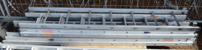 Aluminium Triple Ladder. Aluminium Triple Ladder. Aluminium Single Section Ladder.