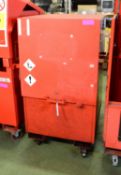 Chemical Locker L850 x W860 x H1260mm - AS SPARES OR REPAIRS