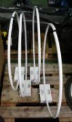4x Metal Rings Antenna Adaptors