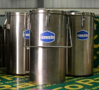 3x Dilvac Dewar Flask Containers