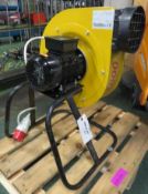 Plymovent FUA-1800 Motorised Fan / Blow Unit on frame