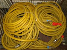 10x Hose 18.5mtr x 19mm 55bar Yellow