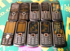 10x Model Samsung mobile Phones - AS SPARES OR REPAIRS