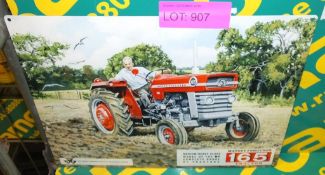 Tin Sign - Small Massey-Ferguson 165 Tractor