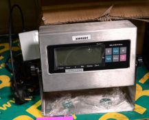 Electronic Weighing Scales 0-2000 kg x 0.5 kg - Model XK3190-a12SS