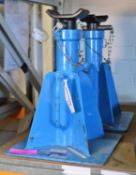 2x OMCN Maintance Axle Stands - 8 Tonne - NSN 4910-15-204-2166