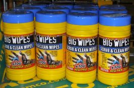 Big Wipes - 100 Mega pack - 15 tubs