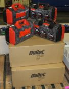 Bullet Ammo Tool Boxes - 4 boxes - 4 per box