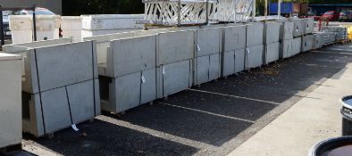 Easy Duct Concrete Troughs & Lids - 61x Components in all.