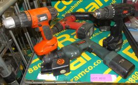 5x Cordless Drills