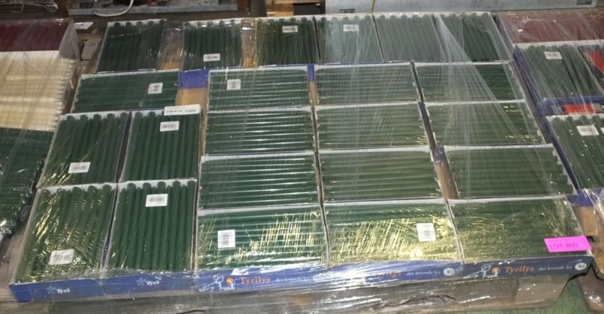 Pallet of Various Candles