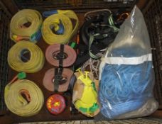 Various Straps and Rope with Safety Harnesses