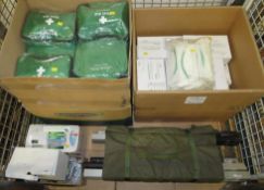 35x First Aid Modules, 2x Folding Stretcher Units, ProPulse G5 Irrigator Ear Syringe, ProP