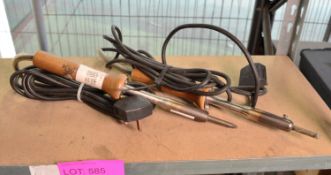 2x Soldering Irons 230v