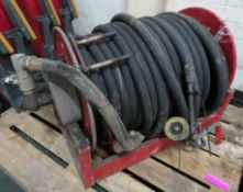 Industrial Water Hose on reel