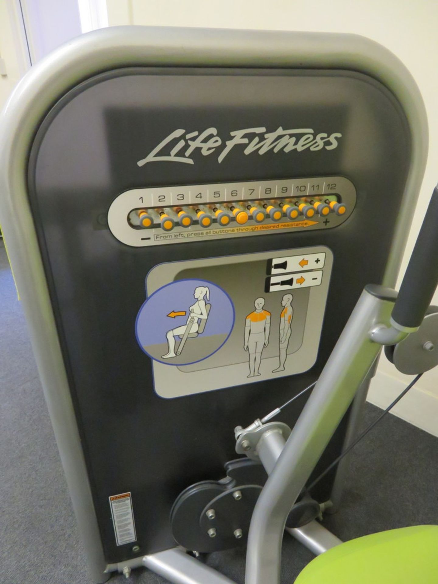 LIFE FITNESS RESISTANCE BAND CHEST PRESS; SEE DESCRIPTION RE INC LOT 39 - Image 2 of 4