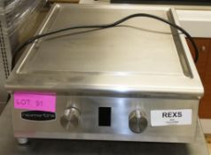 Rexmartins Model STIFT28 Semi Pro Induction Griddle, 1 Phase, 2800W, Demo use but no box