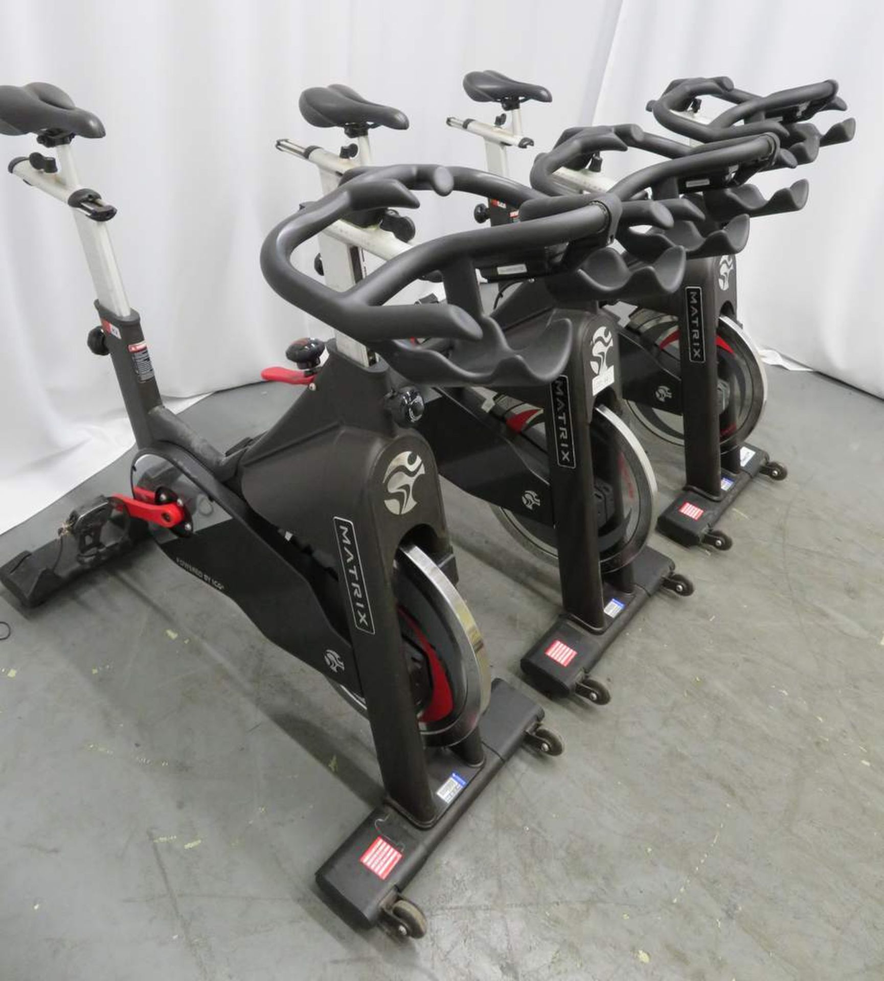 3x Matrix Model: IC3 Series Spin Bike, Complete With Digital Console. - Image 11 of 11