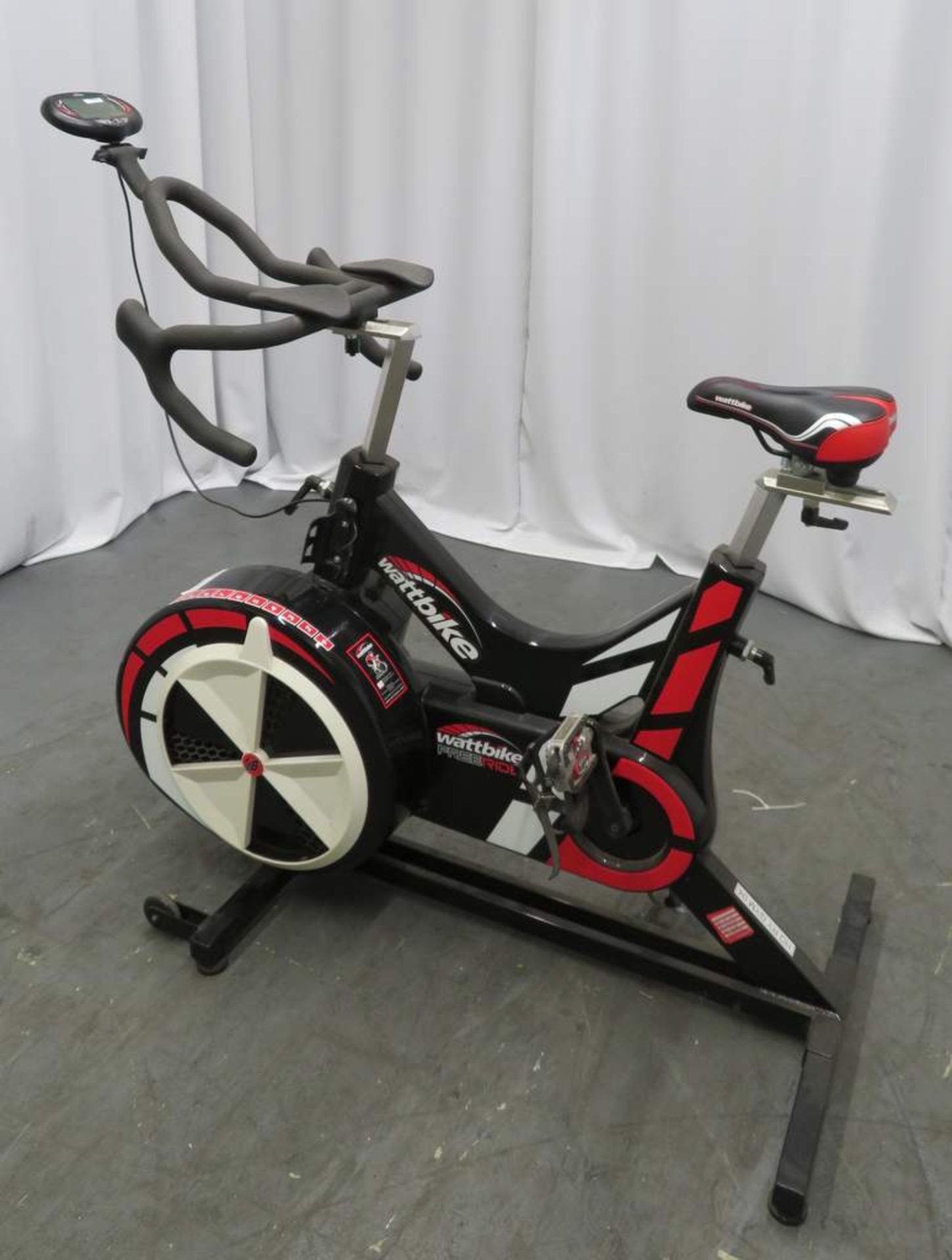 Watt Bike Free Ride Exercise Bike, Complete With Console.