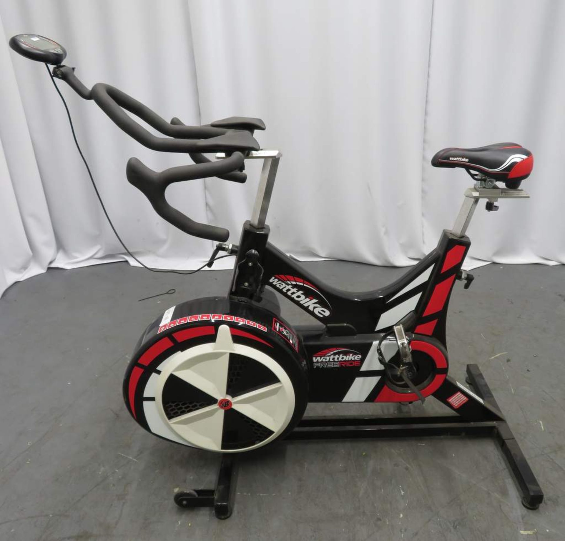 Watt Bike Free Ride Exercise Bike, Complete With Console. - Image 2 of 8