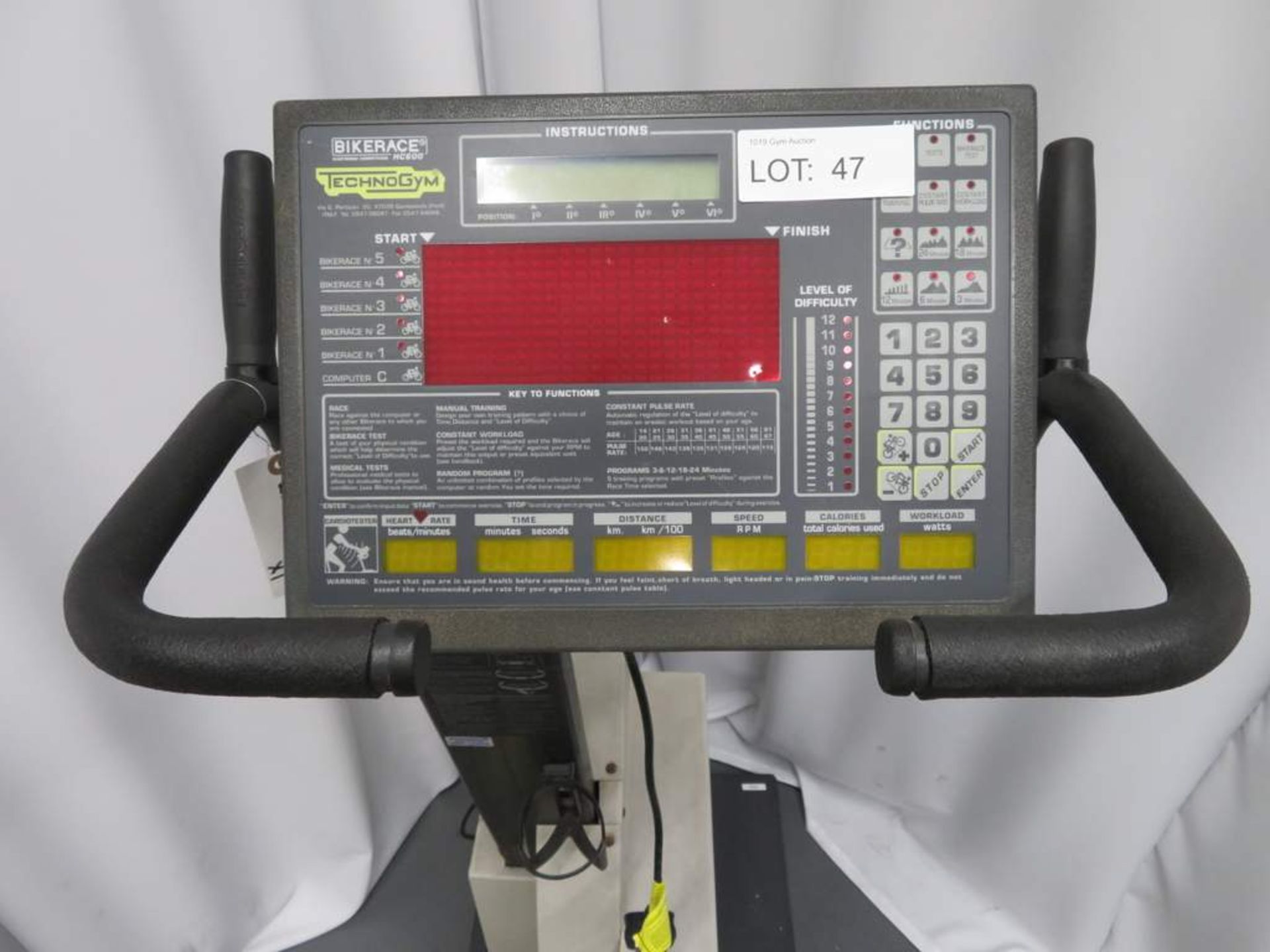 Technogym Model: Run HC600, Exercise Bike. - Image 4 of 5