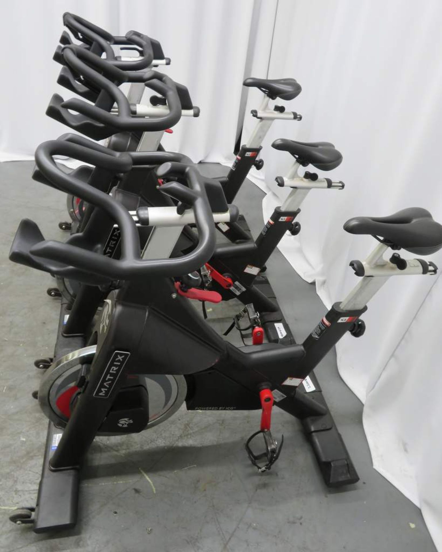 3x Matrix Model: IC3 Series Spin Bike, Complete With Digital Console. - Image 4 of 10