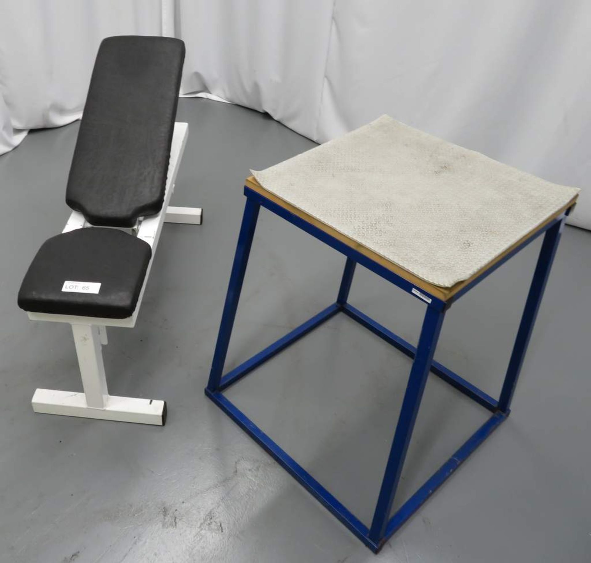 Adjustable Gym Bench & Box Jump Table. - Image 2 of 5