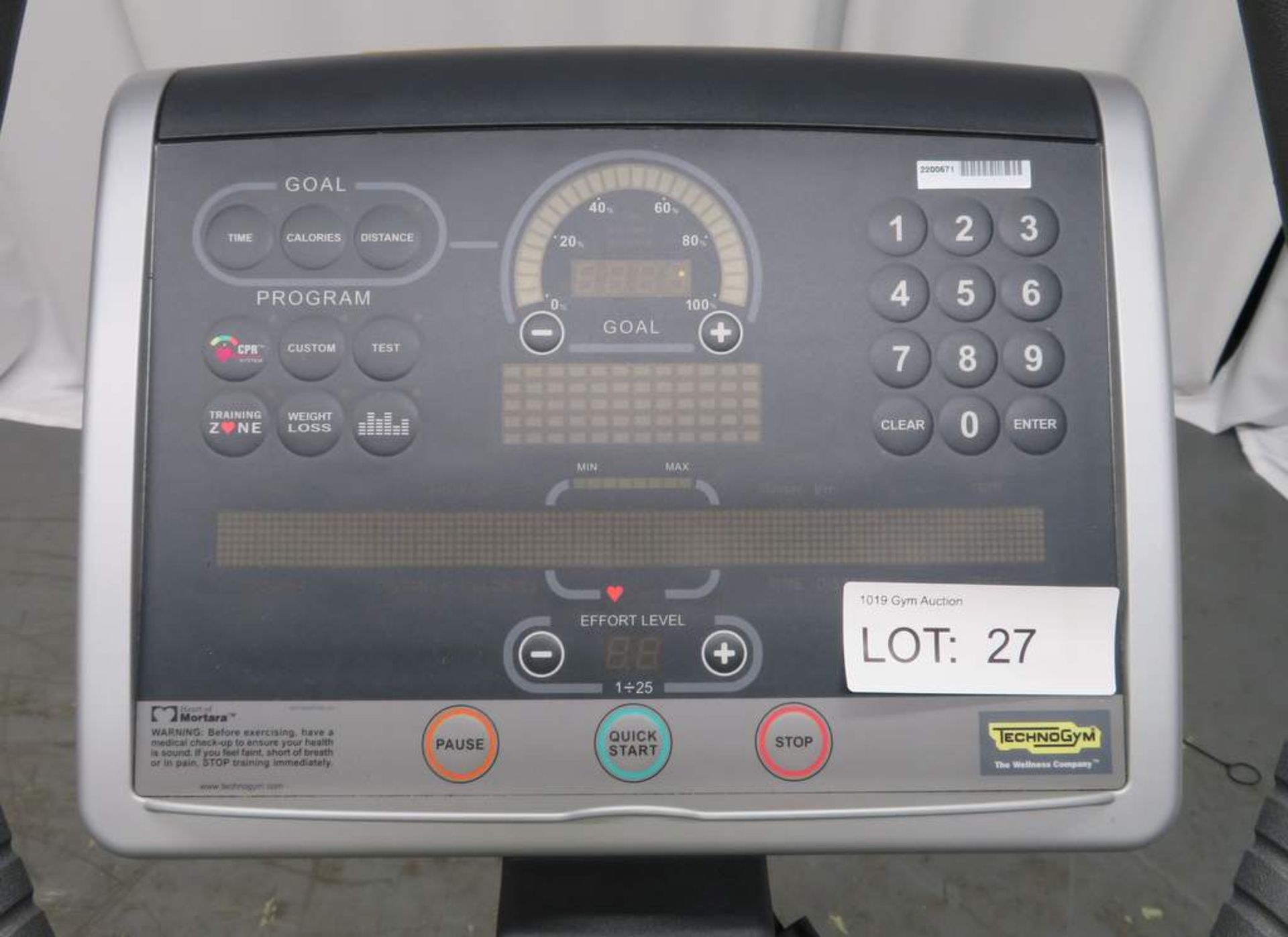 Technogym Model: Excite 700i, Excersice Bike. - Image 6 of 7