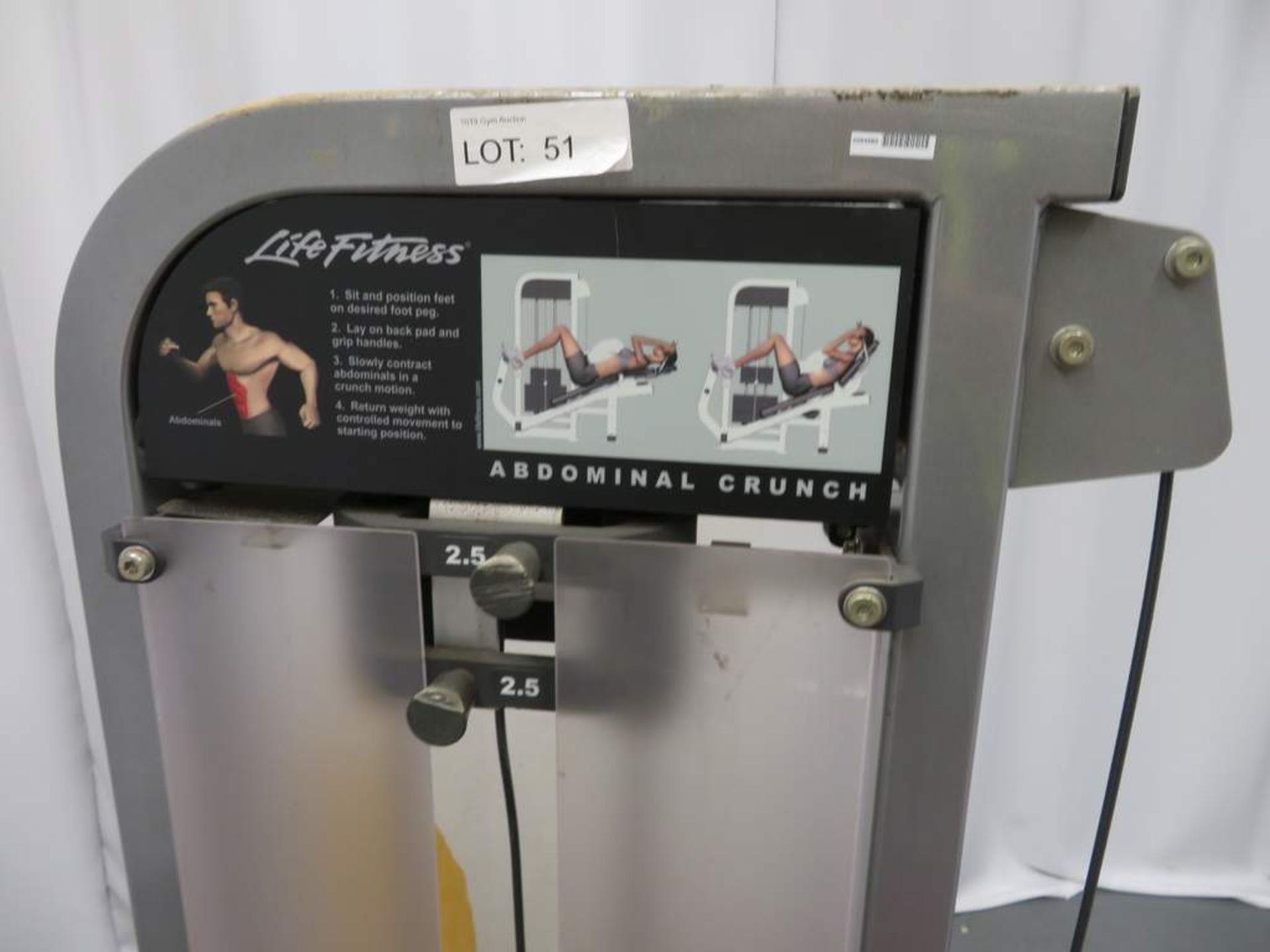 Life Fitness Selection Series Abdominal Crunch Machine. - Image 4 of 9