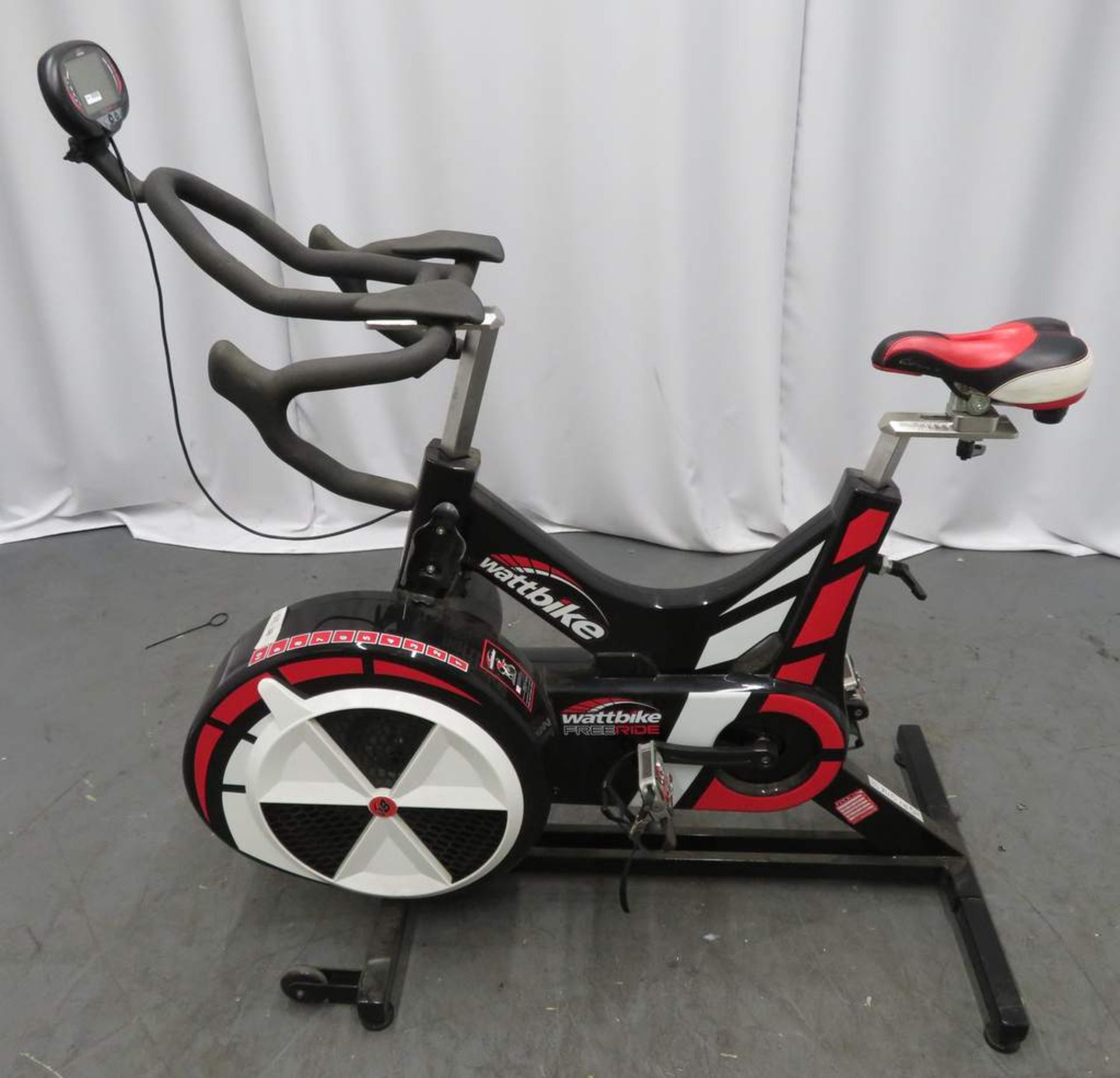 Watt Bike Free Ride Exercise Bike, Complete With Console. - Image 2 of 7