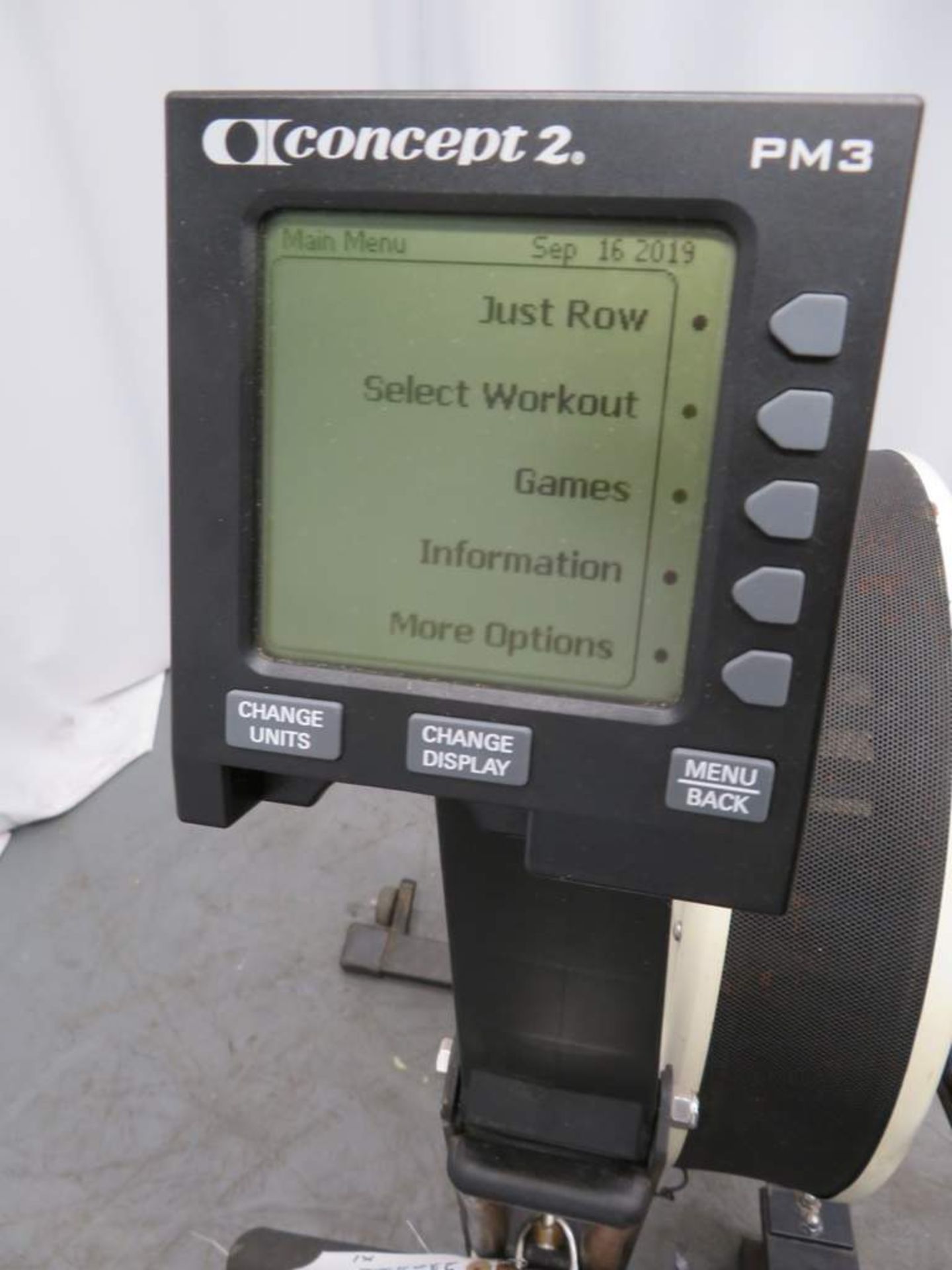 Concept 2 Model: C, Rowing Machine With PM3 Console. - Image 7 of 7