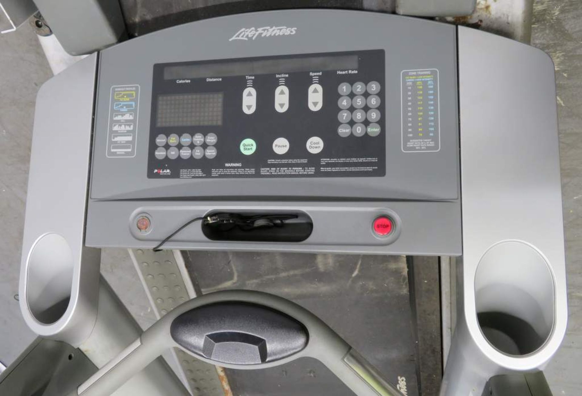 Life Fitness, Model: 95Ti, Treadmill. - Image 3 of 8