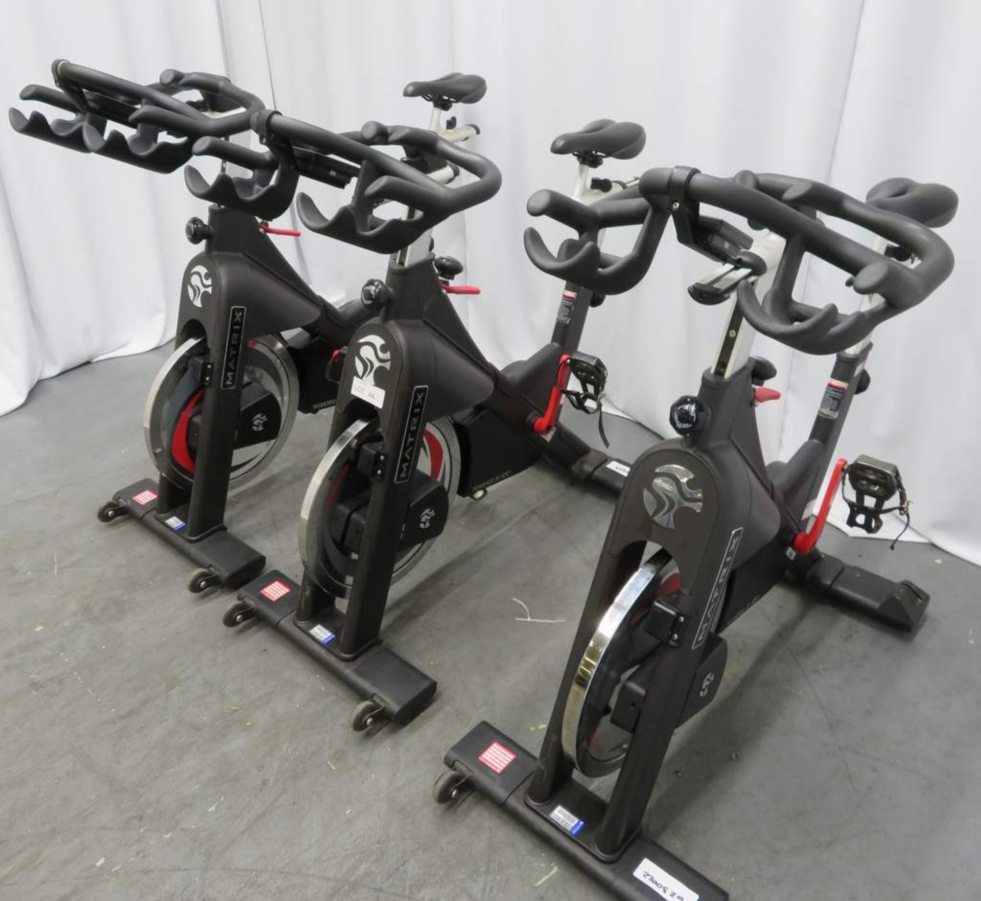 3x Matrix Model: IC3 Series Spin Bike, Complete With Digital Console. - Image 2 of 11