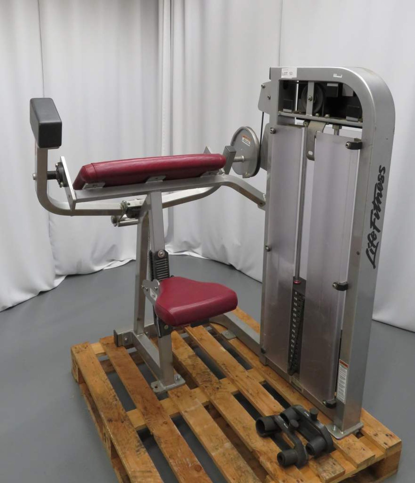 Life Fitness Selection Series Biceps Curl Machine. - Image 3 of 8