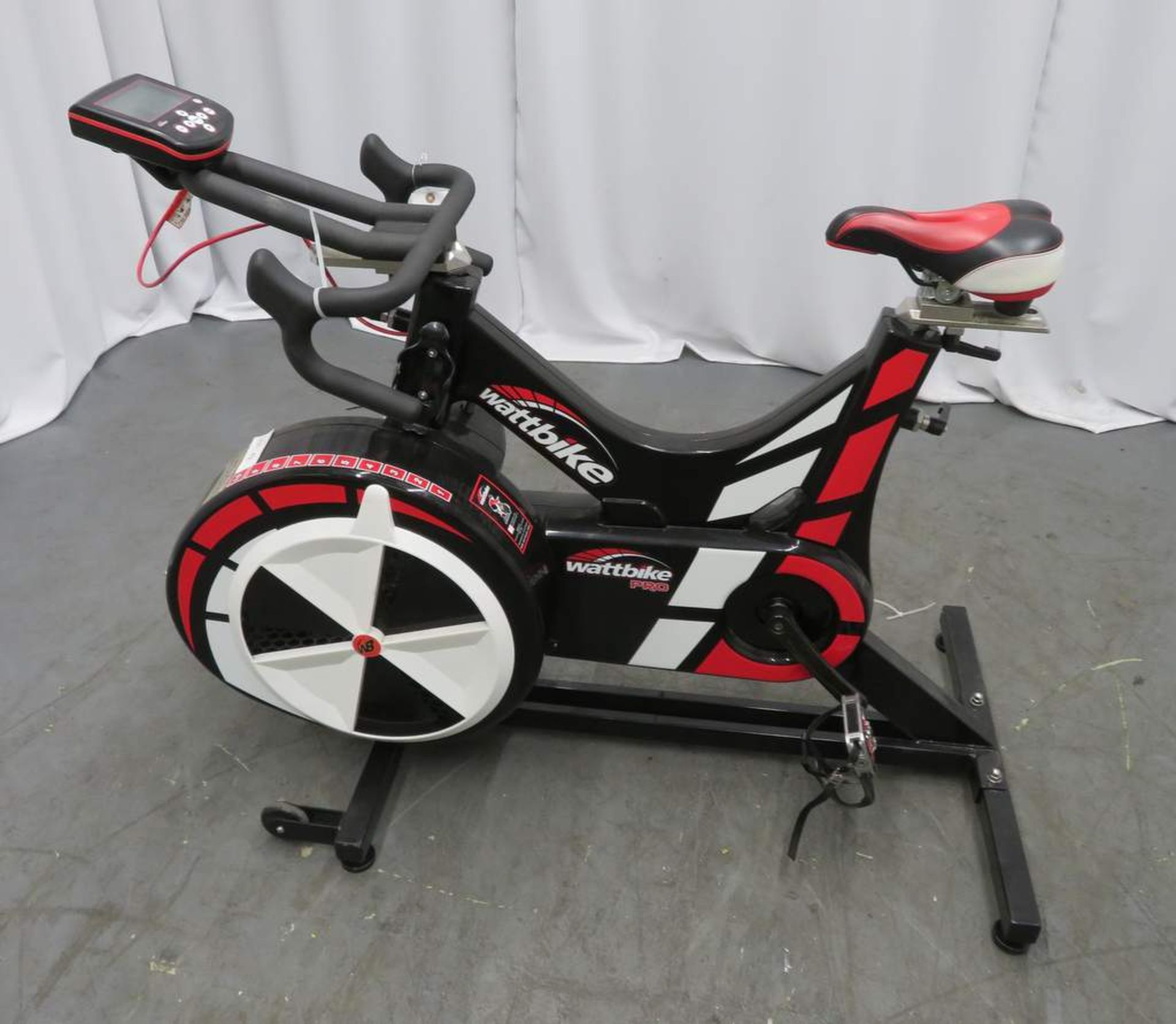 Watt Bike Trainer Exercise Bike, Complete With Model B Console. - Image 2 of 10