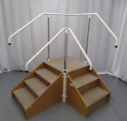 Rehabilitation Stair Case Assembly.